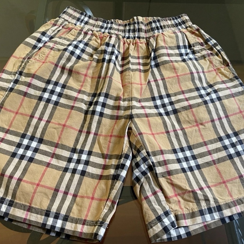 BURBERRY Kids Classic Plaid Shorts size 8Y fits Medium / Large - Picture 2 of 8